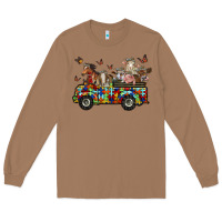 Toasted Coconut farm animals autism Long Sleeve Tee - RacoonDesign