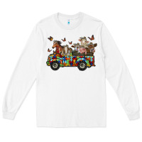 White farm animals autism Long Sleeve Tee - RacoonDesign