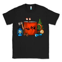 Black Camper Coffee Cup Classic Tee - FaDigitalArtStudio