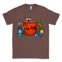 Chestnut Camper Coffee Cup Classic Tee - FaDigitalArtStudio