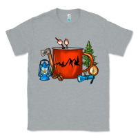 Heather Grey Camper Coffee Cup Classic Tee - FaDigitalArtStudio