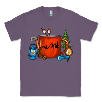 Lavender Camper Coffee Cup Classic Tee - FaDigitalArtStudio