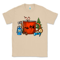 Mushroom Camper Coffee Cup Classic Tee - FaDigitalArtStudio