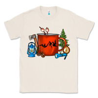 Natural Camper Coffee Cup Classic Tee - FaDigitalArtStudio