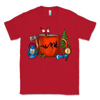 Red Camper Coffee Cup Classic Tee - FaDigitalArtStudio