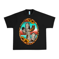 Black Western Cactus Urban Heavy Tee - Jasminsmagicworld