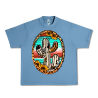Pebble Blue Western Cactus Urban Heavy Tee - Jasminsmagicworld