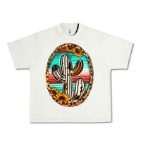 Pistachio Western Cactus Urban Heavy Tee - Jasminsmagicworld