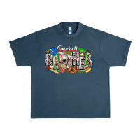 Midnight Navy baseball brother Urban Heavy Tee - CowhideDigitalArt