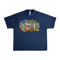 Navy baseball brother Urban Heavy Tee - CowhideDigitalArt