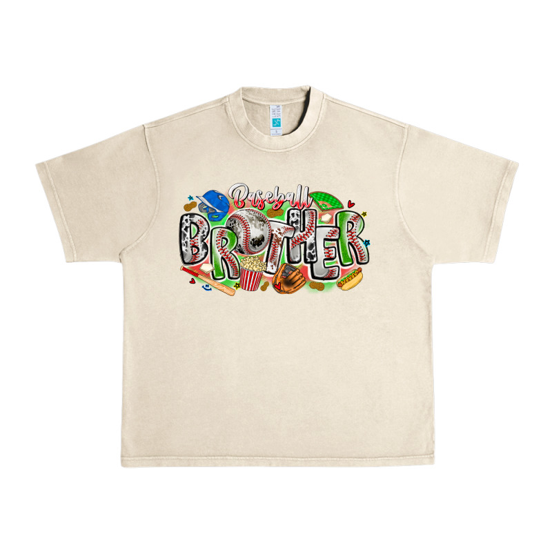 Baseball Brother Urban Heavy Tee by CowhideDigitalArt | Teevron