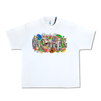 White baseball brother Urban Heavy Tee - CowhideDigitalArt