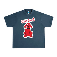 Midnight Navy clifford the big red dog 98093899 Urban Heavy Tee - linhVisuals