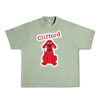 Oil Green clifford the big red dog 98093899 Urban Heavy Tee - linhVisuals