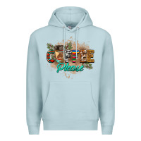Blue Mist coffee please Premium Hoodie - BarkalooDesign