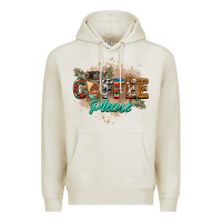 Oatmeal Heather coffee please Premium Hoodie - BarkalooDesign
