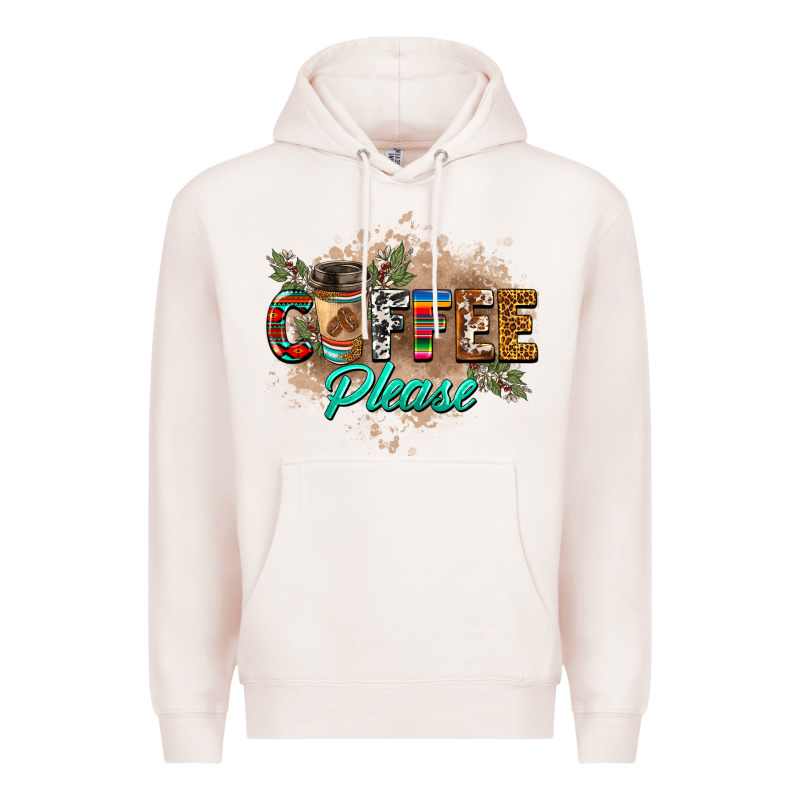 Coffee Please Premium Hoodie by BarkalooDesign | Teevron