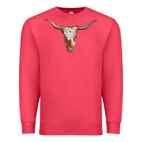 Cardinal longhorn cow head Premium Sweatshirt - RanaPortraitStore