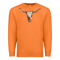 Carrot longhorn cow head Premium Sweatshirt - RanaPortraitStore