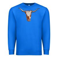 True Royal longhorn cow head Premium Sweatshirt - RanaPortraitStore