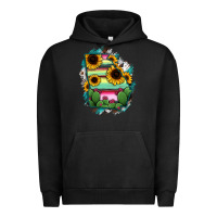Pigment Black Georgia Map Sunflower Cactus Serape Urban Hoodie - RanaPortraitStore