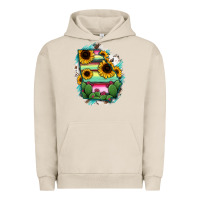 Pigment French Oak Georgia Map Sunflower Cactus Serape Urban Hoodie - RanaPortraitStore