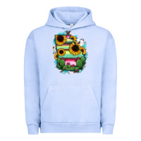 Pigment Grape Ice Georgia Map Sunflower Cactus Serape Urban Hoodie - RanaPortraitStore