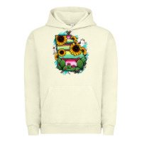Pigment Pistachio Georgia Map Sunflower Cactus Serape Urban Hoodie - RanaPortraitStore