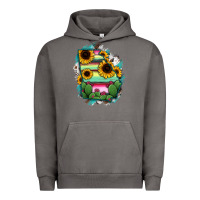 Pigment Tornado Georgia Map Sunflower Cactus Serape Urban Hoodie - RanaPortraitStore
