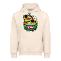 Sandshell Georgia Map Sunflower Cactus Serape Urban Hoodie - RanaPortraitStore