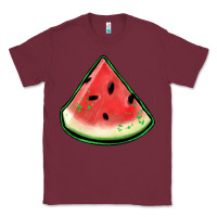 Burgundy watermelon sliece Classic Tee - Jasminsmagicworld