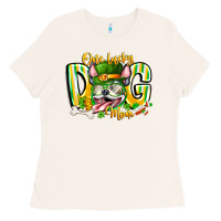 Bone st patricks day dog mom Ladies Tee - CowhideDigitalArt