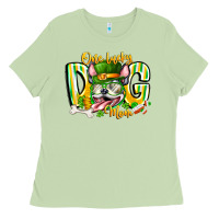 Matcha st patricks day dog mom Ladies Tee - CowhideDigitalArt