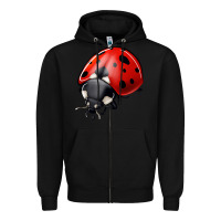 Black ladybug Zipper Hoodie - Jasminsmagicworld