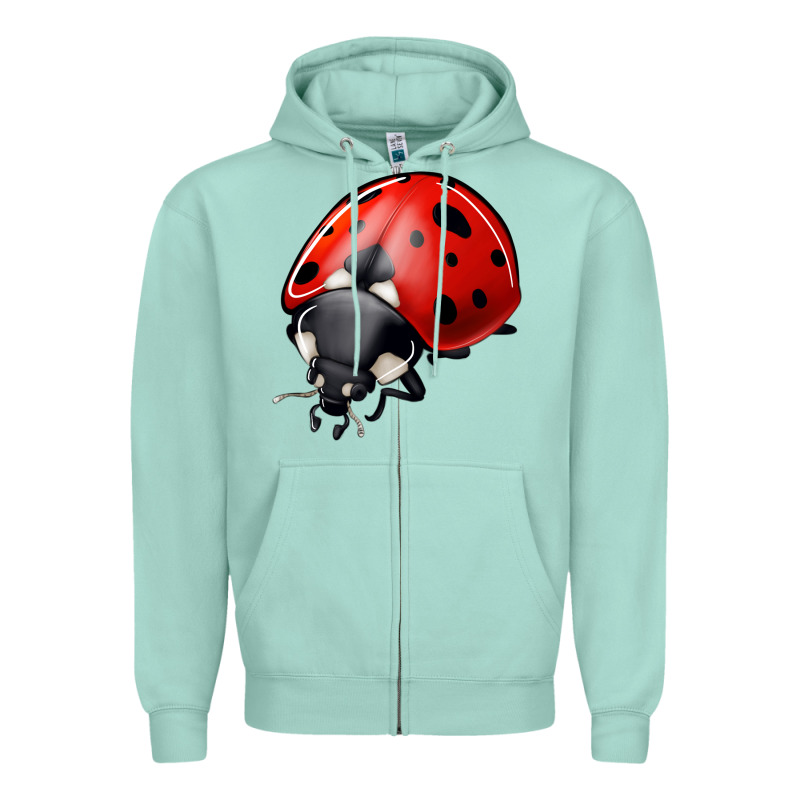 Ladybug Zipper Hoodie by Jasminsmagicworld | Teevron