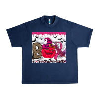 Navy Boo october Urban Heavy Tee - CowhideDigitalArt