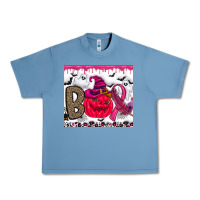 Pebble Blue Boo october Urban Heavy Tee - CowhideDigitalArt