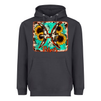 Smoke pisces turquoise cowhide Heavyweight Hoodie - RanaPortraitStore