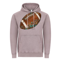 Vintage Zinc western football leopard turquoise pattern Vintage Hoodie - Artiststas