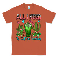Copper All I Need Is Coffee Cactus Frappe Classic Tee - FaDigitalArtStudio