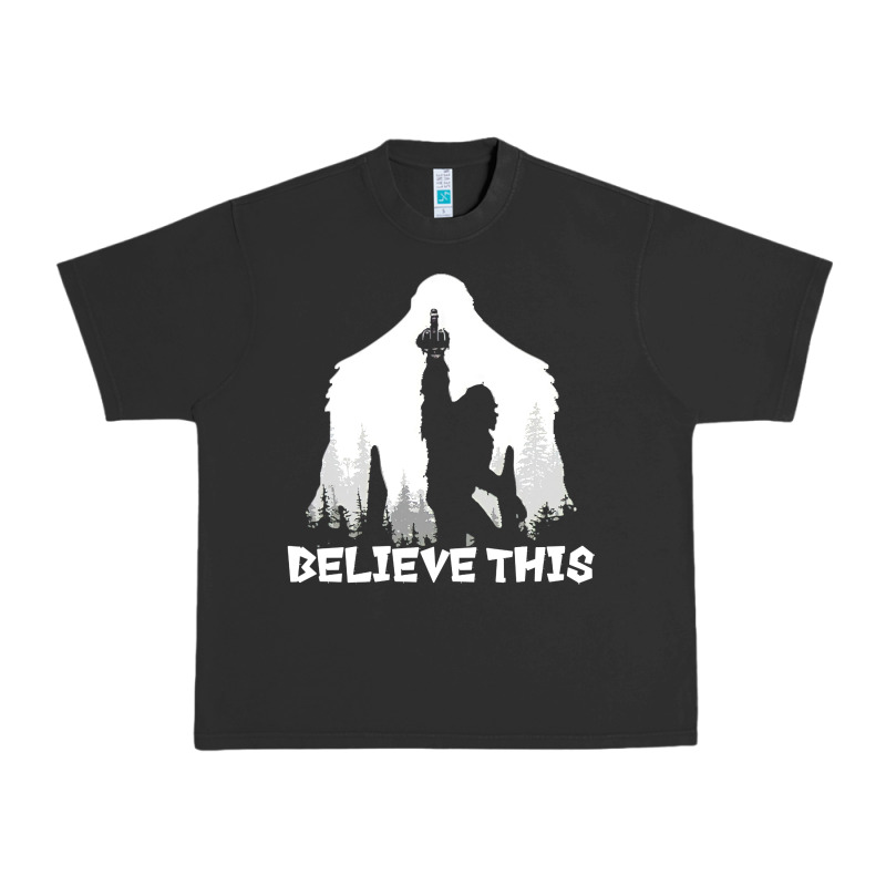 Bigfoot T  Shirt Believe This T  Shirt Urban Heavy Tee by linhVisuals | Teevron