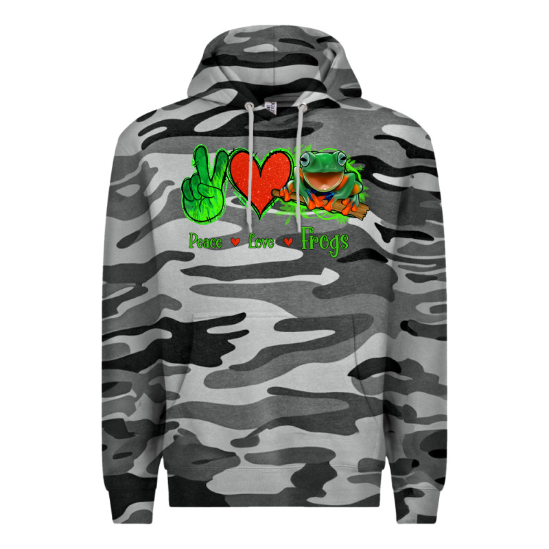 Peace Love Frogs Premium Hoodie by Jasminsmagicworld | Teevron