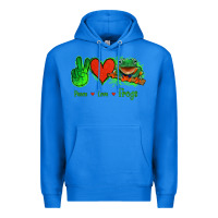 True Royal Peace Love Frogs Premium Hoodie - Jasminsmagicworld