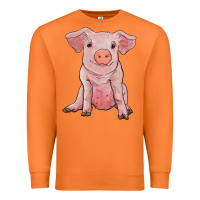 Carrot sitting pig Premium Sweatshirt - RanaPortraitStore