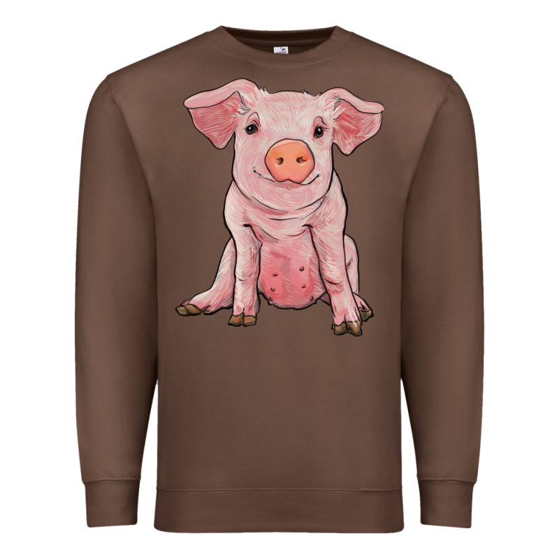 Sitting Pig Premium Sweatshirt by RanaPortraitStore | Teevron