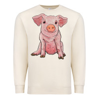 Sandshell sitting pig Premium Sweatshirt - RanaPortraitStore