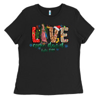 Black Love ComeDown Luke 2.11-2 Ladies Tee - CowhideDigitalArt