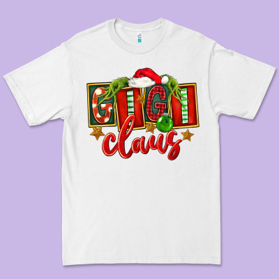 Christmas Gigi Claus Premium Tee Designed By Fadigitalartstudio