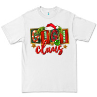 White Christmas Gigi Claus Premium Tee - FaDigitalArtStudio