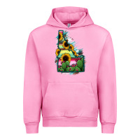 Fuchsia Pink Idaho Map Sunflower Cactus Serape Urban Hoodie - RanaPortraitStore